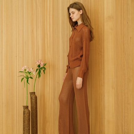 Fine Cotton Crochet Pants