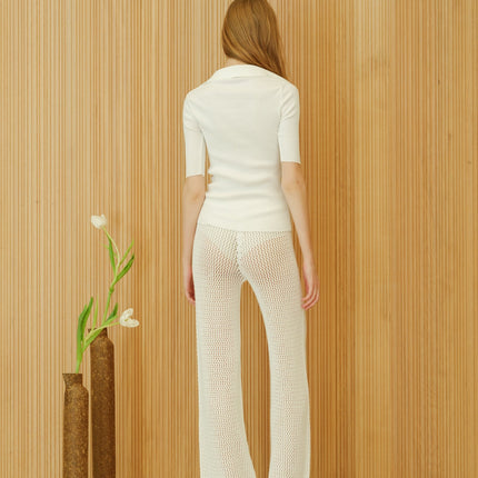 Fine Cotton Crochet Pants