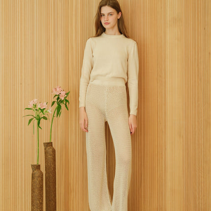 Fine Cotton Crochet Pants