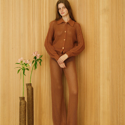 Fine Cotton Crochet Pants