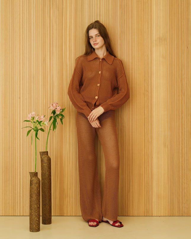 Fine Cotton Crochet Pants