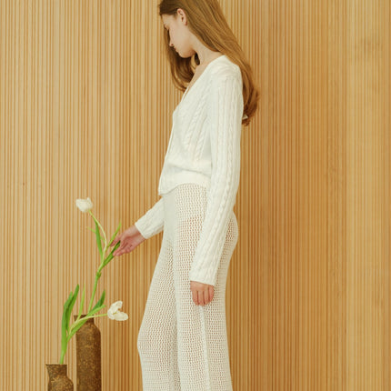 Fine Cotton Crochet Pants