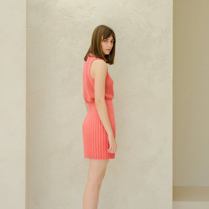 Fine Cotton Crochet Tank Polo