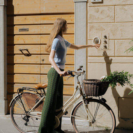 Fine Cotton Crochet Zig Zag Pants