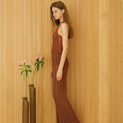 Fine Cotton Crochet Zig Zag Pants