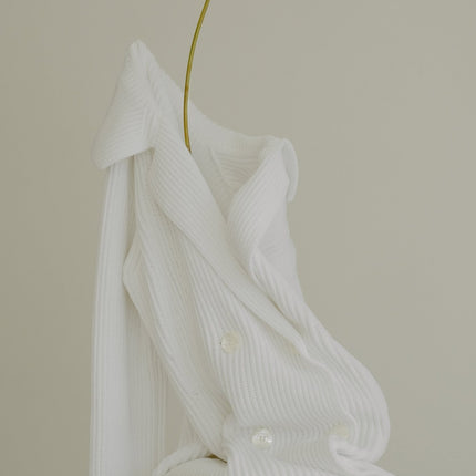 Fine Cotton Double Breasted Jacket