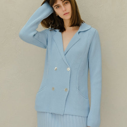 Fine Cotton Double Breasted Jacket