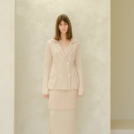 Fine Cotton Double Breasted Jacket