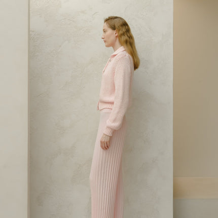 Fine Cotton Plissé Pants (3D - Knit)