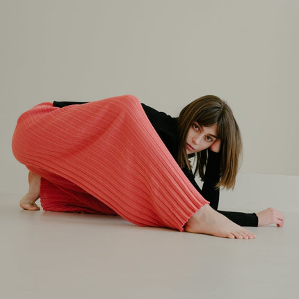 Fine Cotton Plissé Pants (3D - Knit)