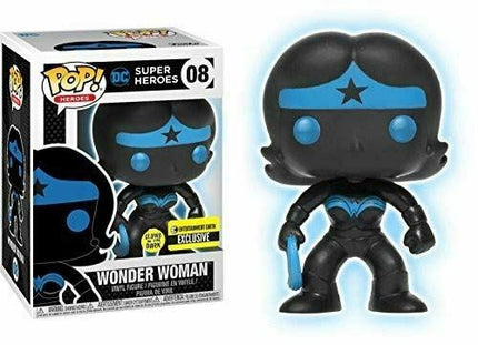 Funko Pop Dc Justice League - Pop Funko Figure 08 Wonder Woman Silhouette Gitd 9 Cm