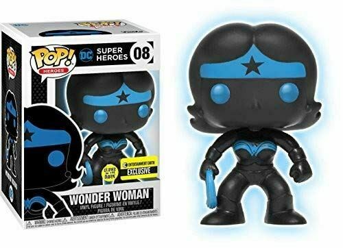 Funko Pop Dc Justice League - Pop Funko Figure 08 Wonder Woman Silhouette Gitd 9 Cm