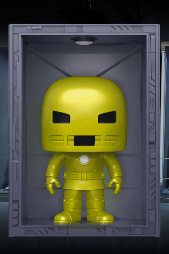 FUNKO POP Marvel: Hall of Armor - 1035 Iron Man Model 1 Golden Armor (Exclusive)