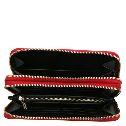 Gaia - Double zip around leather wallet | TL142343