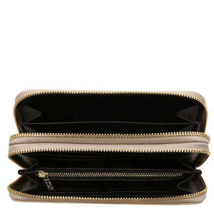 Gaia - Double zip around leather wallet | TL142343