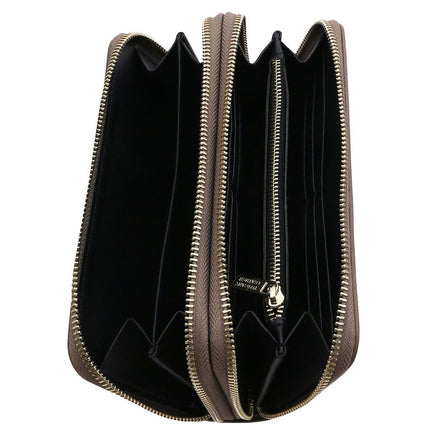 Gaia - Double zip around leather wallet | TL142343