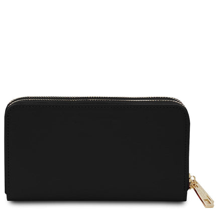 Gaia - Double zip around leather wallet | TL142343