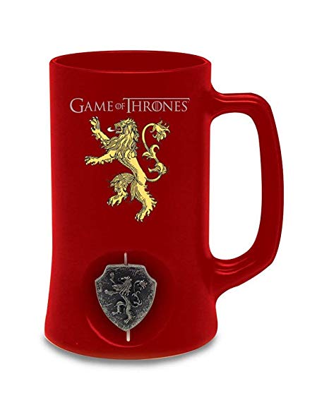 GAMES OF THRONES CASATA LANNISTER LOGO BOCCALE NERO (CON SIMBOLO GIREVOLE)
