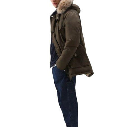 Giacca Arctic Detachable Fur Uomo Dark Green