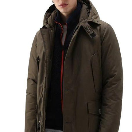 Giacca Arctic Detachable Fur Uomo Dark Green