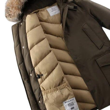 Giacca Arctic Detachable Fur Uomo Dark Green