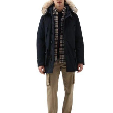 Giacca Arctic Detachable Fur Uomo Melton Blue