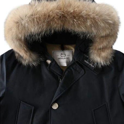 Giacca Arctic Detachable Fur Uomo Melton Blue