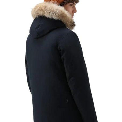 Giacca Arctic Detachable Fur Uomo Melton Blue