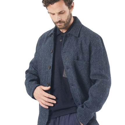 Giacca Bakers Uomo Navy Herringbone