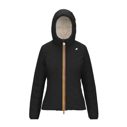 Giacca Lily Thermo Reversible Donna Black Pure/White Gardenia