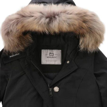 Giacca Luxury Arctic Raccoon Donna Melton blue