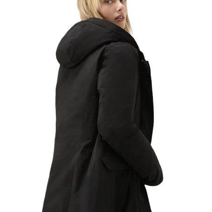 Giacca Luxury Arctic Raccoon Donna Melton blue