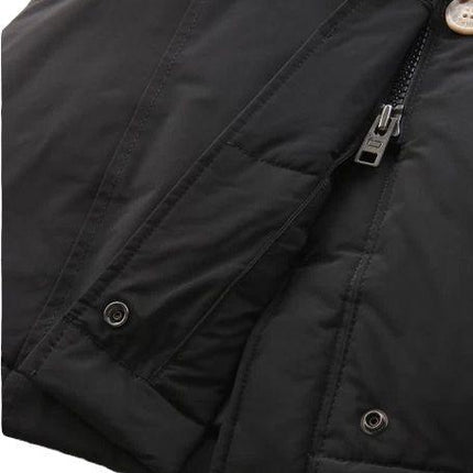 Giacca Luxury Arctic Raccoon Donna Melton blue