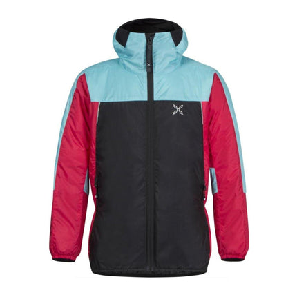 Giacca Skisky 2.0 Bambina Nero/Blu Ice/Rosa Sugar