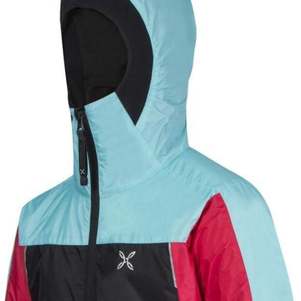 Giacca Skisky 2.0 Bambina Nero/Blu Ice/Rosa Sugar