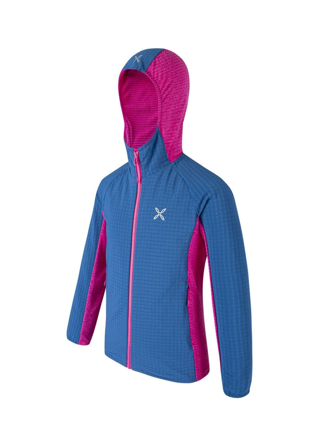 Giacca Wind Revolution Bambina Deep Blue/Intense Violet