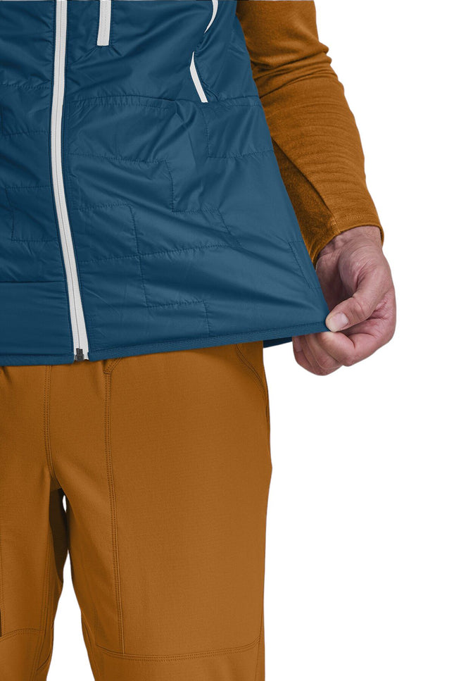 Gilet Piz Boe Uomo Petrol Blue