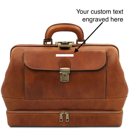 Giotto - Exclusive double - bottom leather doctor bag | TL142344