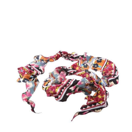 Girocollo Drappo " Frou Frou " Fantasia Fiori