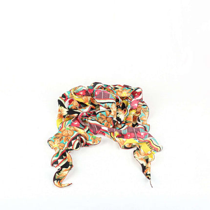 Girocollo Drappo " Frou Frou " Fiori Colorati