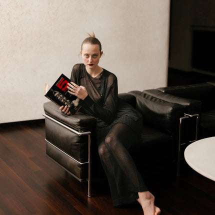 Glitter Mini Skirt (3D - Knit)