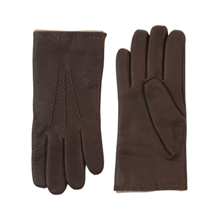 Guanti Drummed Castagna