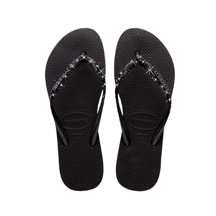 Infradito Slim Glitter II Donna Black/Dark Grey