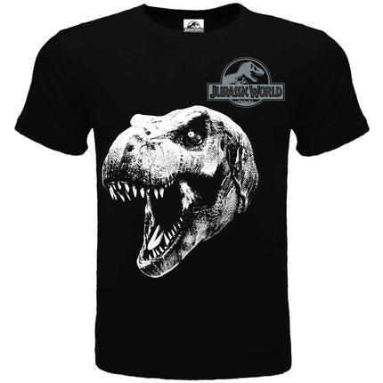 JURASSIC WORLD : T - REX T-shirt 9/11 anni nera