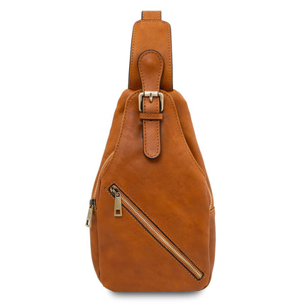 Kevin - Matte leather crossover bag | TL142423