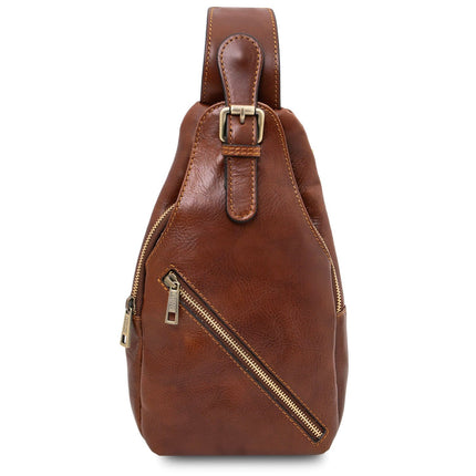 Kevin - Matte leather crossover bag | TL142423
