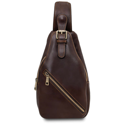 Kevin - Matte leather crossover bag | TL142423