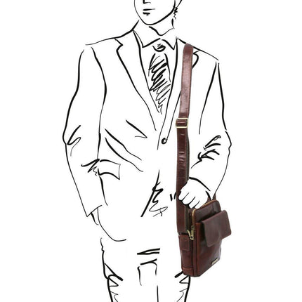 Larry - Leather Crossbody Bag | TL141915