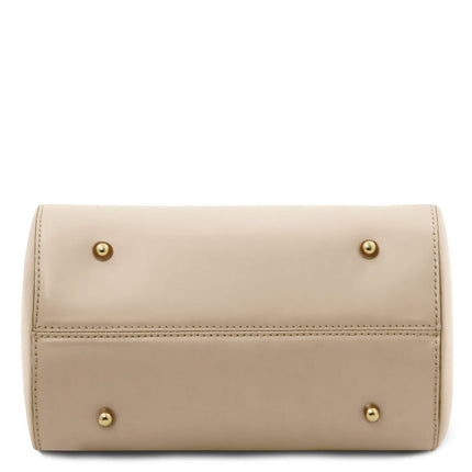 Layla - Leather small duffle handbag | TL142399