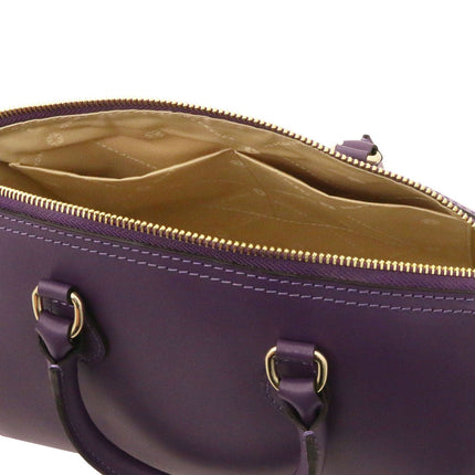 Layla - Leather small duffle handbag | TL142399